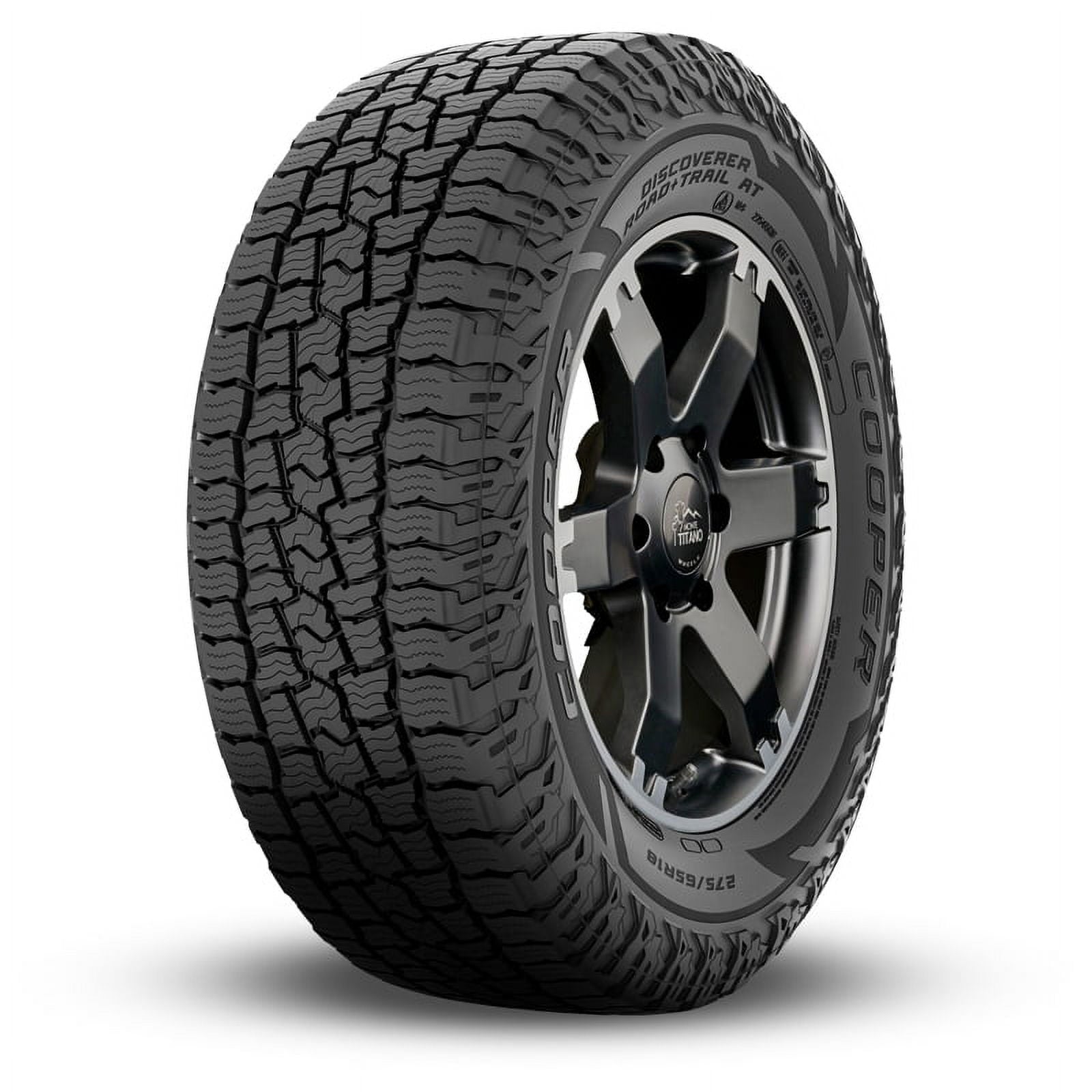 1 Cooper Discoverer Road+Trail AT 255/70R18 116T XL All Terrain 3PMSF 65K MILE CP171283049 / 255/70/18 / 2557018