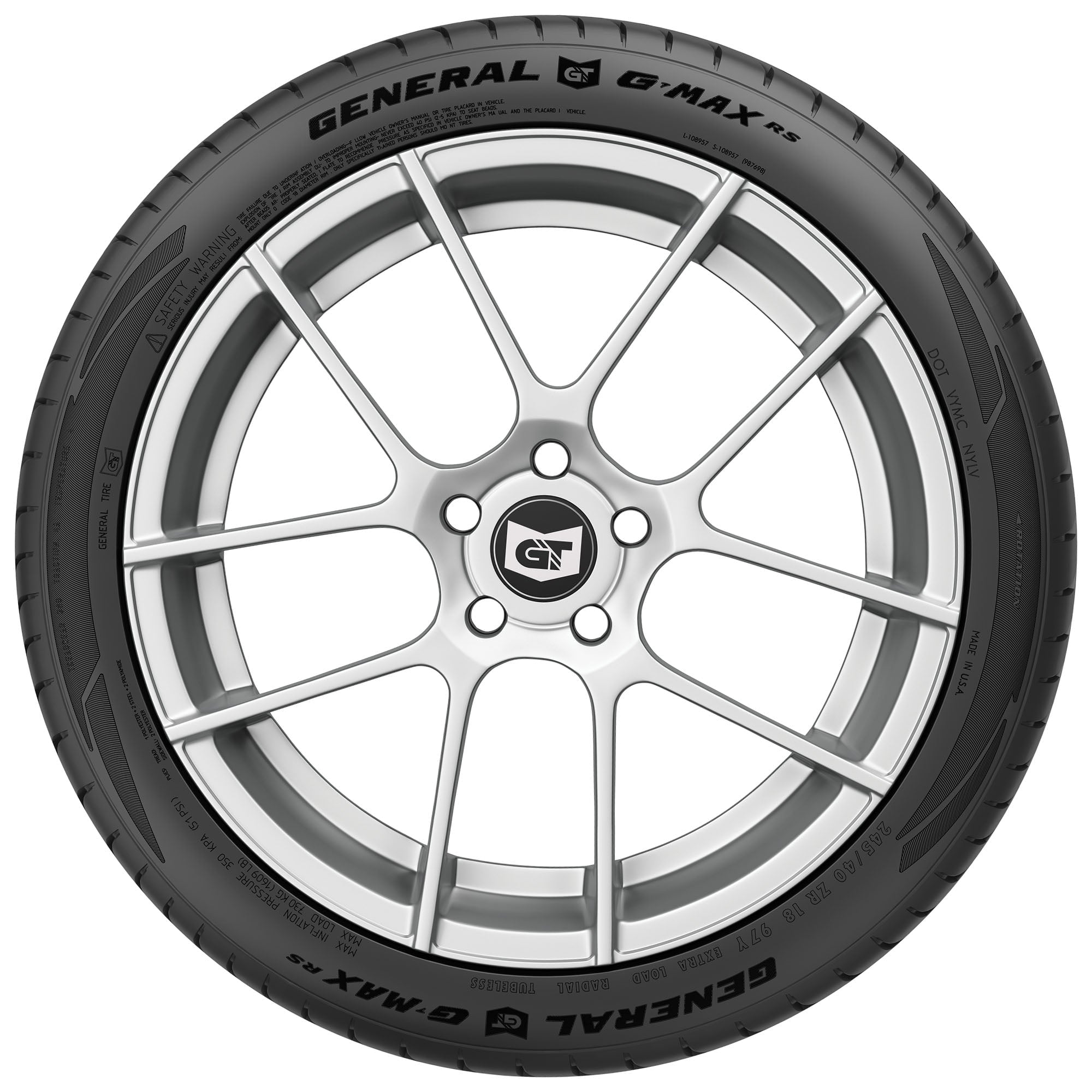 General Tire GMAX-RS 245/50ZR16 97W FR