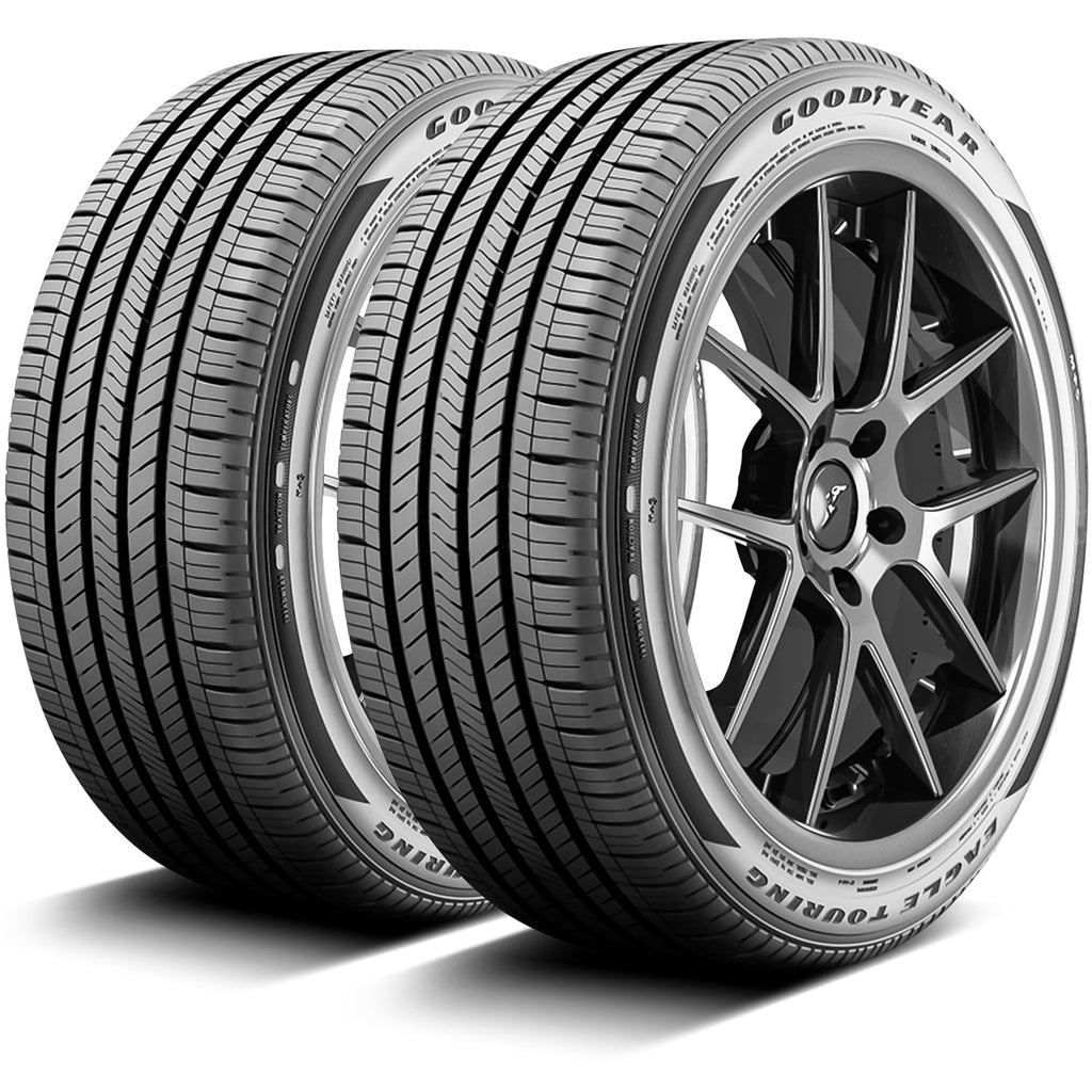 Set of 4 (FOUR) Goodyear Eagle Touring 235/45R18 98V XL A/S All Season Tires Fits: 2010-12 Nissan Altima SR, 2013-14 Honda Accord Sport