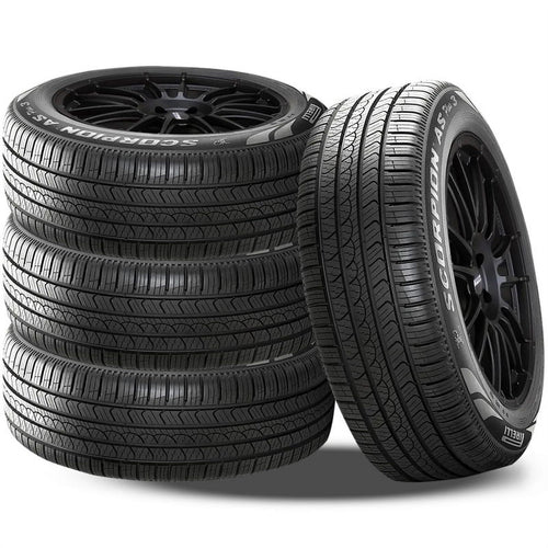 4 Pirelli Scorpion All Season Plus III 245/55R19 107H 70000 Mile Warranty Tires P3919300 / 245/55/19 / 2455519