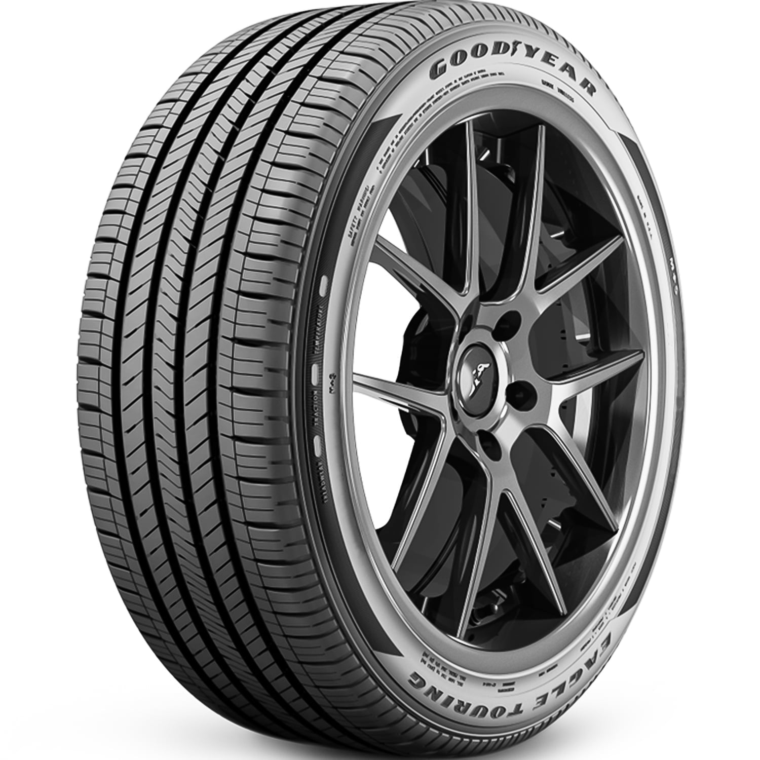 Set of 4 (FOUR) Goodyear Eagle Touring 235/45R18 98V XL A/S All Season Tires Fits: 2010-12 Nissan Altima SR, 2013-14 Honda Accord Sport