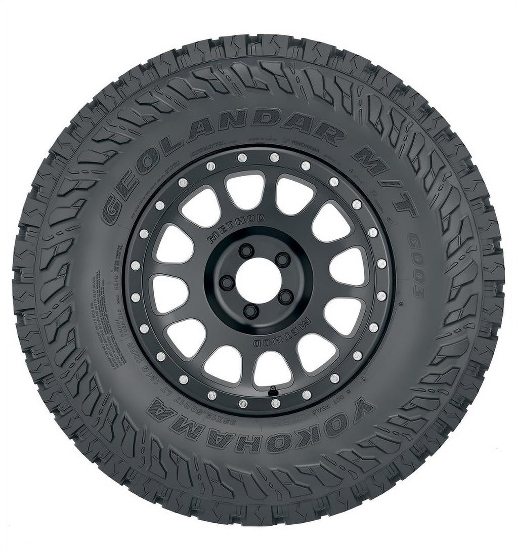 Set of 4 Yokohama Geolandar M/T G003 LT37X12.50R17 124Q D Tires
