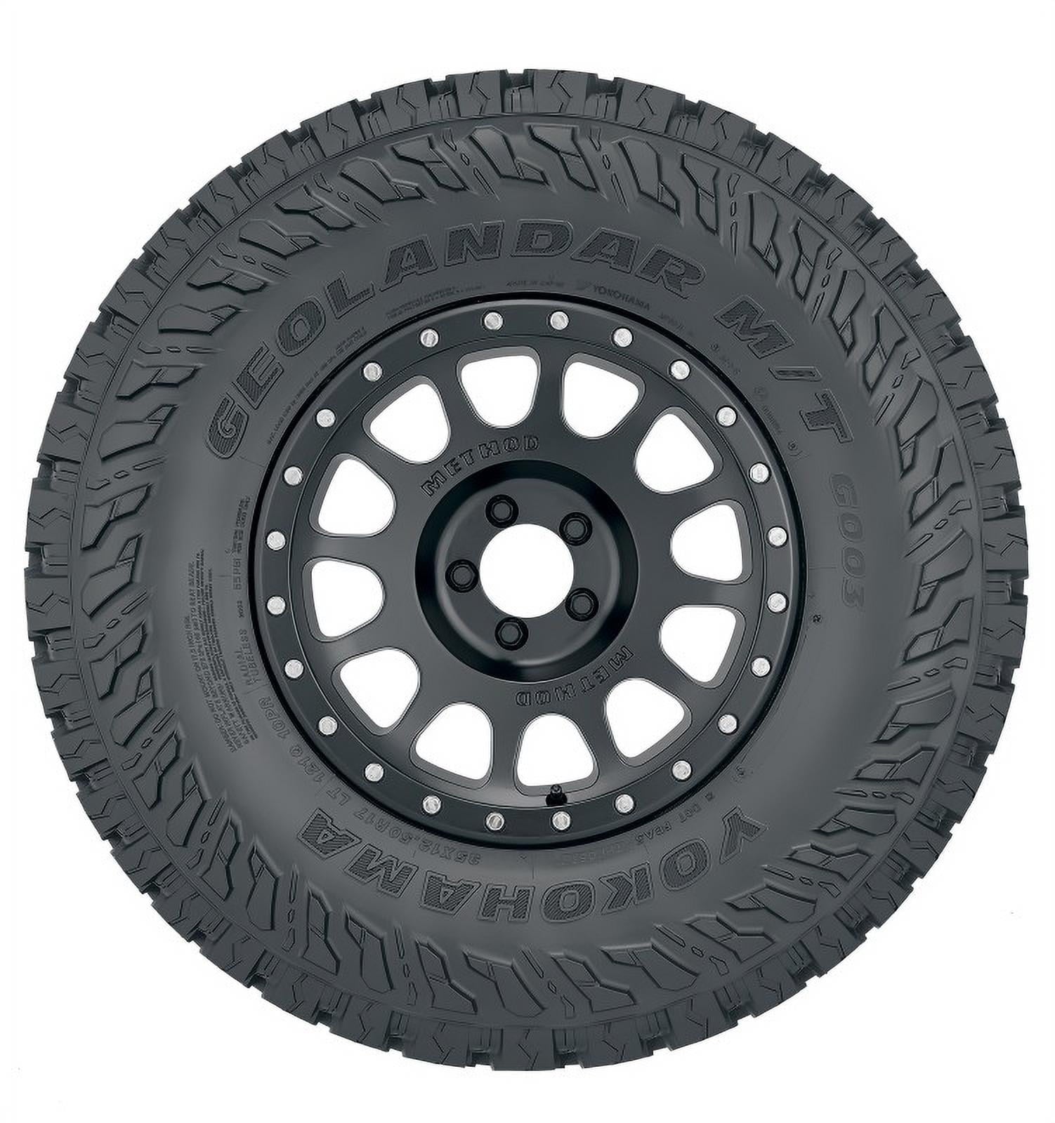 Set of 4 Yokohama Geolandar M/T G003 LT37X12.50R17 124Q D Tires