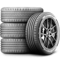Set of 4 (FOUR) Goodyear Eagle Touring 235/45R18 98V XL A/S All Season Tires Fits: 2010-12 Nissan Altima SR, 2013-14 Honda Accord Sport