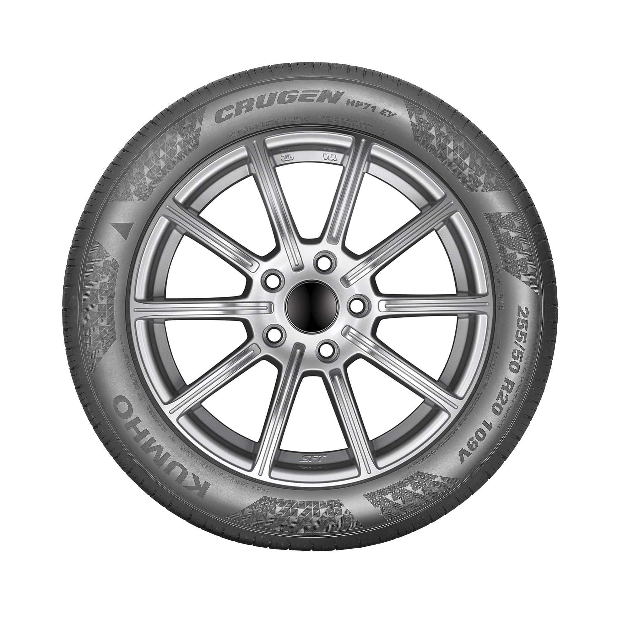 Kumho Crugen HP71 EV All Season 255/45R19 104V XL Electric Vehicle Tire