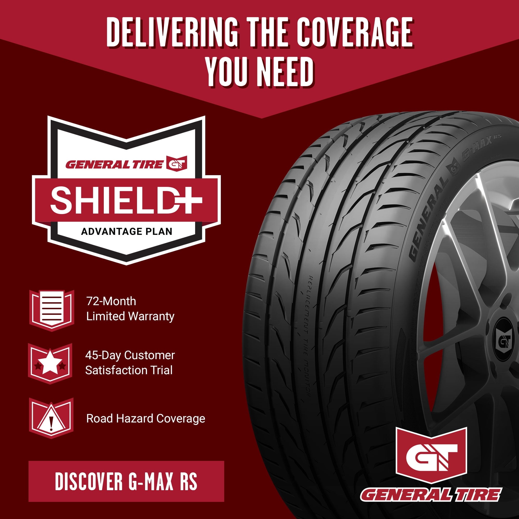 General Tire GMAX-RS 245/50ZR16 97W FR